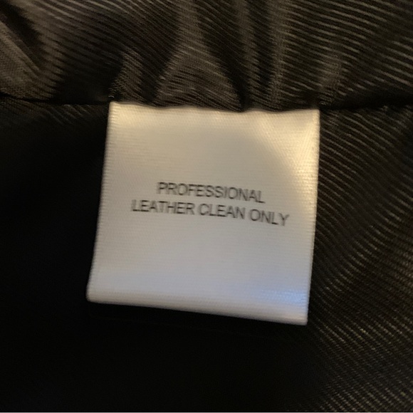 Linea Uomo 3/4 length lambskin leather black jacket, like new, rarely worn - Picture 10 of 10
